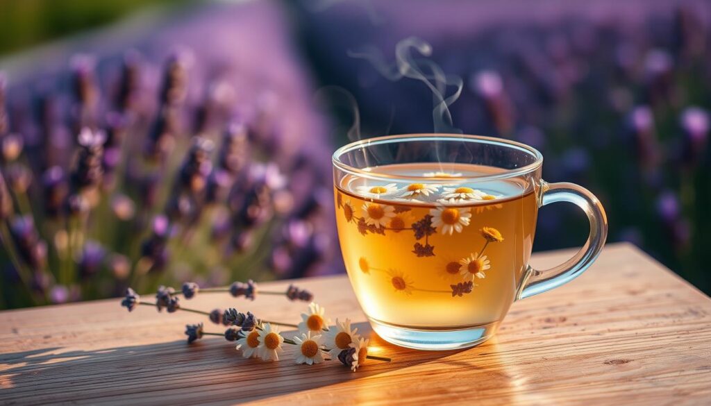 Tisane camomille lavande pour sommeil