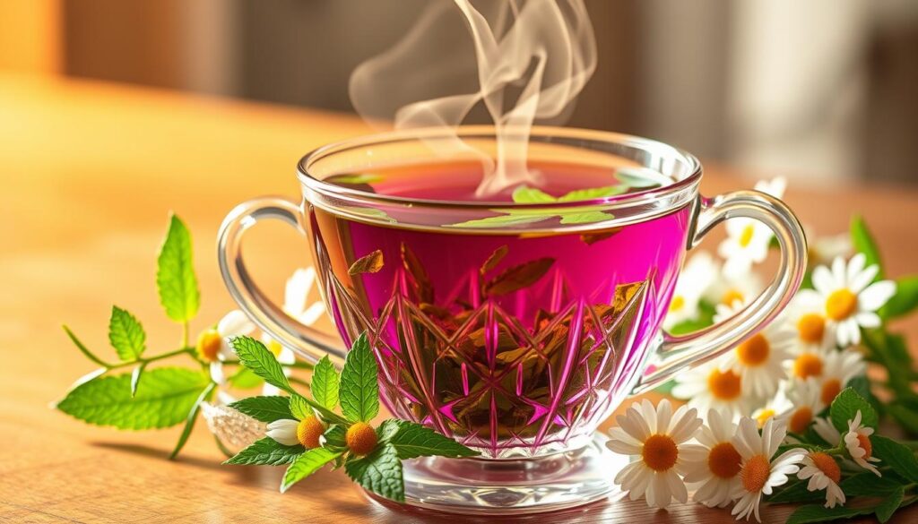 Tisane digestive camomille menthe poivrée