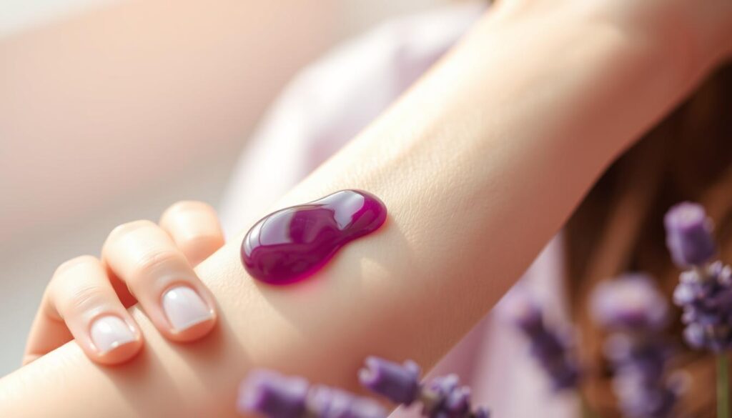 application cutanée huile essentielle lavande