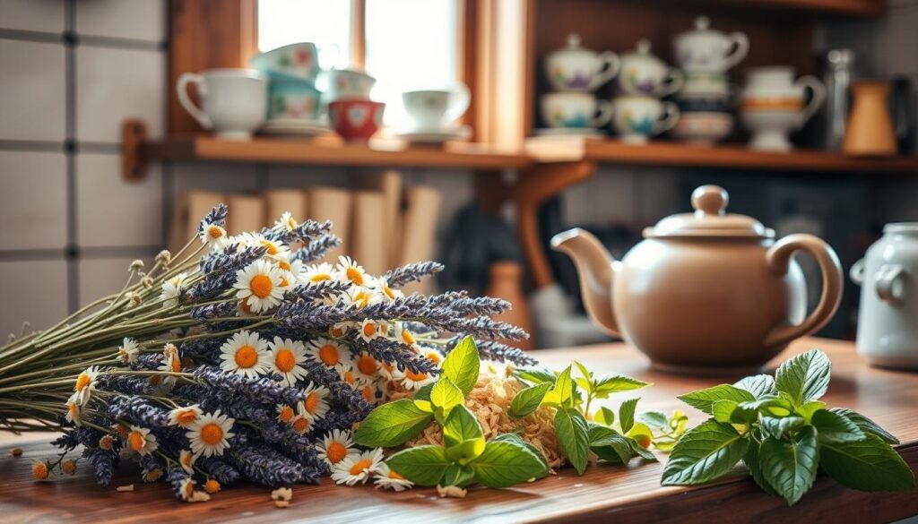 ingrédients pour tisane maison