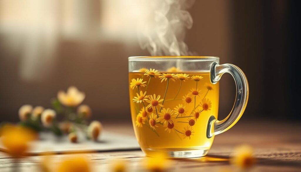 tisane camomille bébé pour soulager coliques