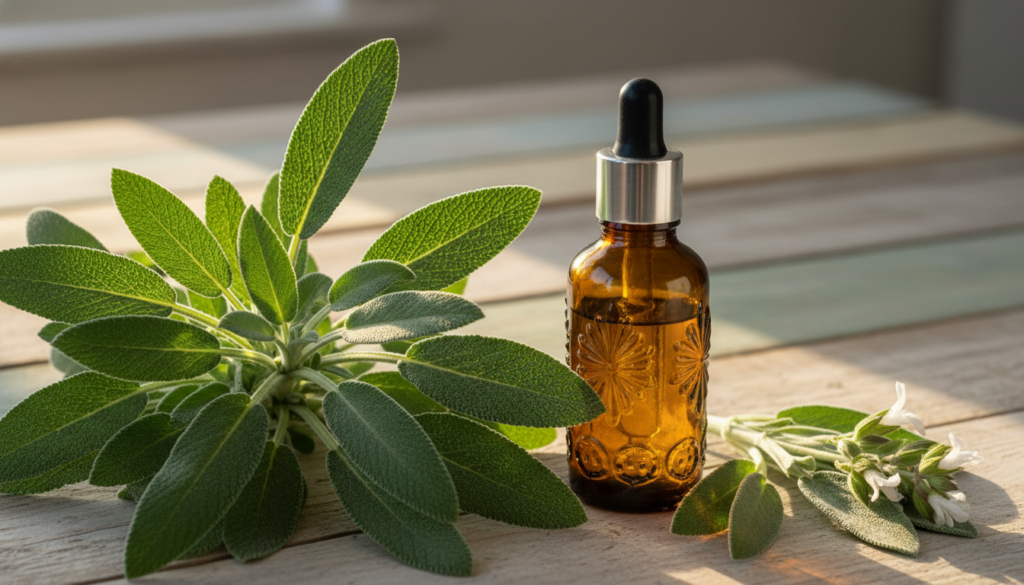 Huile essentielle de sauge